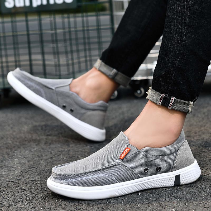 Fashion Casual Men's Loafers Shoes Comfortable Breathable Men's Sneakers Slip-on Light Ourdoor Casual Shoes Men's Shoes