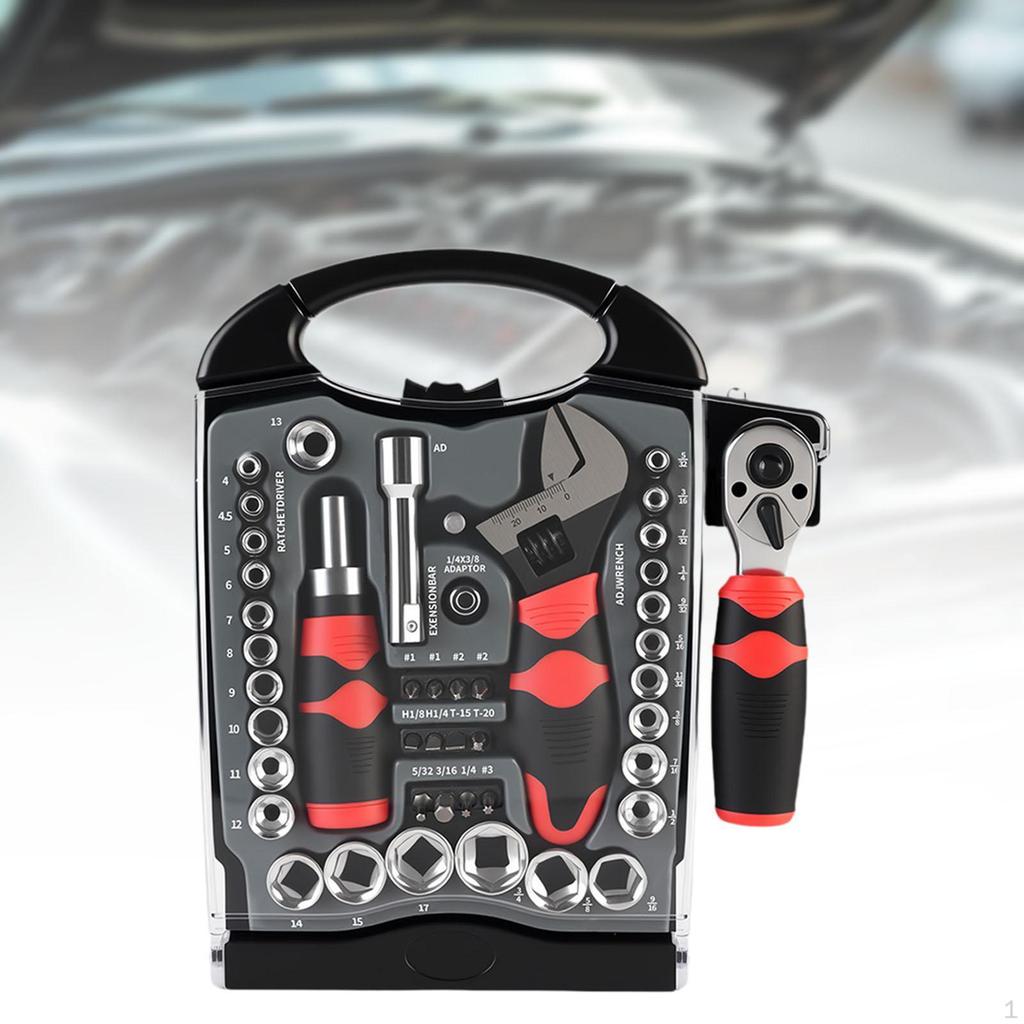 Ratchet Wrench Set Tools Multifunctional Sturdy Basic Tool Ratcheting Screwdriver for Auto