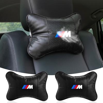 1 Pièce Appui-tête de Siège de Voiture Logo M Auto Oreiller de Nuque Accessoires de Voiture Pour X6 X1 X2 X3 X4 X5 X7 E46 E39 E90 E36 E60 E34 E30 F30 E71 F10 F10 F11 F30