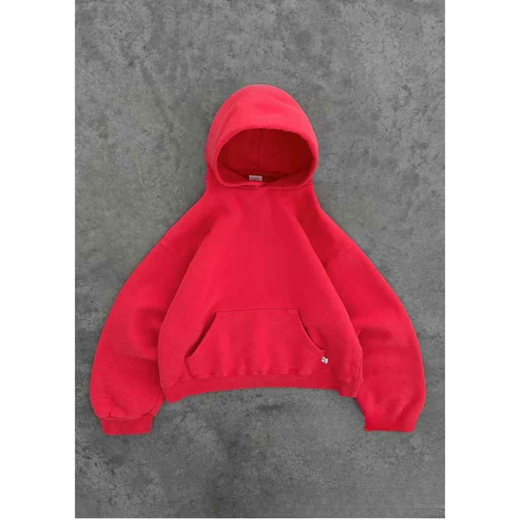 ZYLLO European and American Fashion Loose Hooded Solid Color Street Sports Top