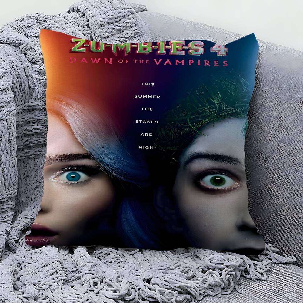 Zombies Dawn Of The Vampires Movie Pillowcase Toon Gift Cushion Cover Bedroom Home Sofa Chair Seat Decor Pillow Case
