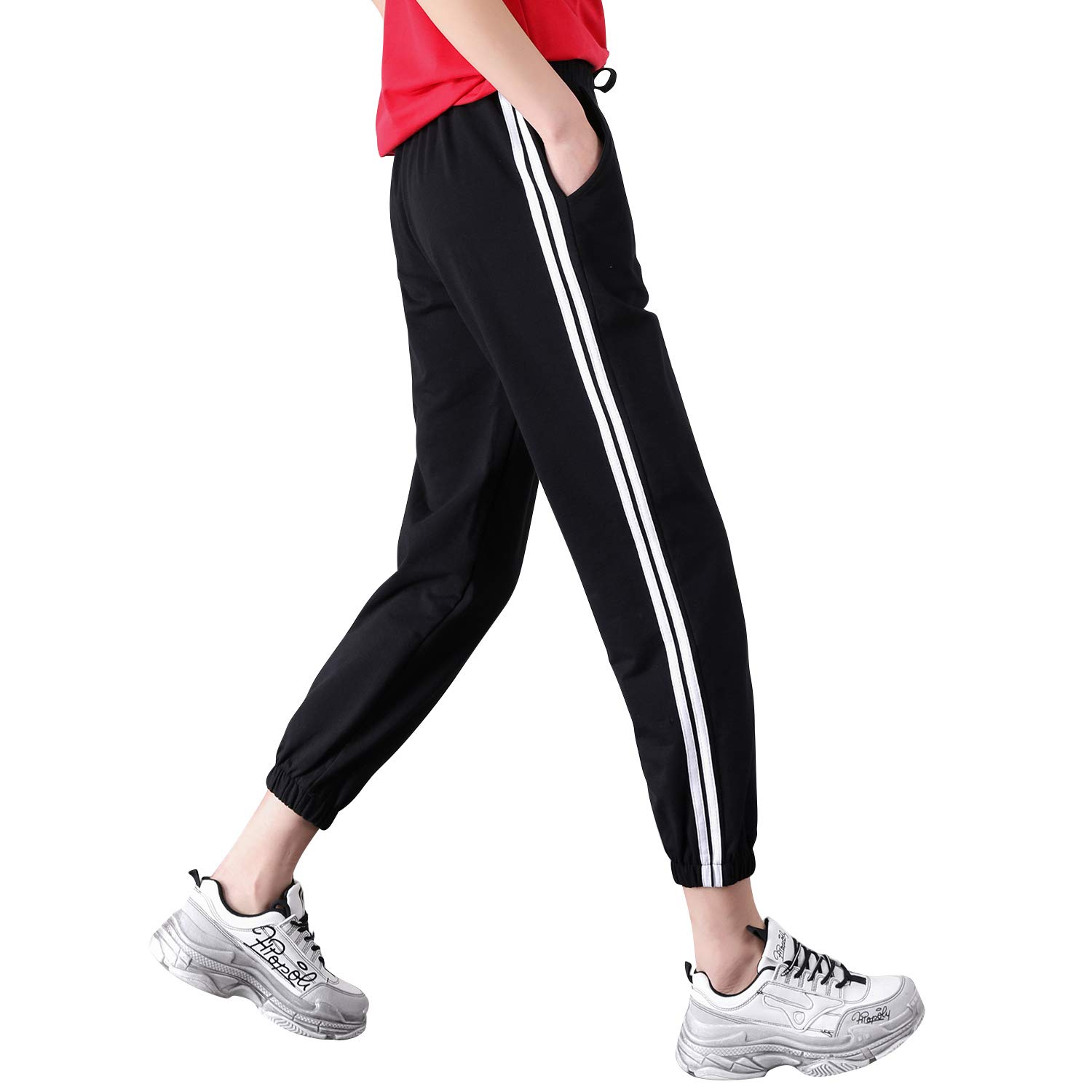 

Спортивный костюм Sideline Jogger [Nesseo] Женский низ, Спортивные штаны, Штаны, Брюки, Длинные, Спортивные, Для бега, 046-blk-M