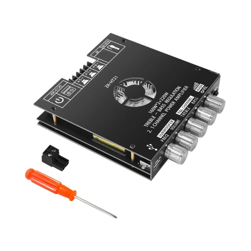 

2.1 Channel Audio Amplifier Module with Tone and Volume Control 2x160W+220W for DIY PassiveSpeakers and HomeAudio System 1