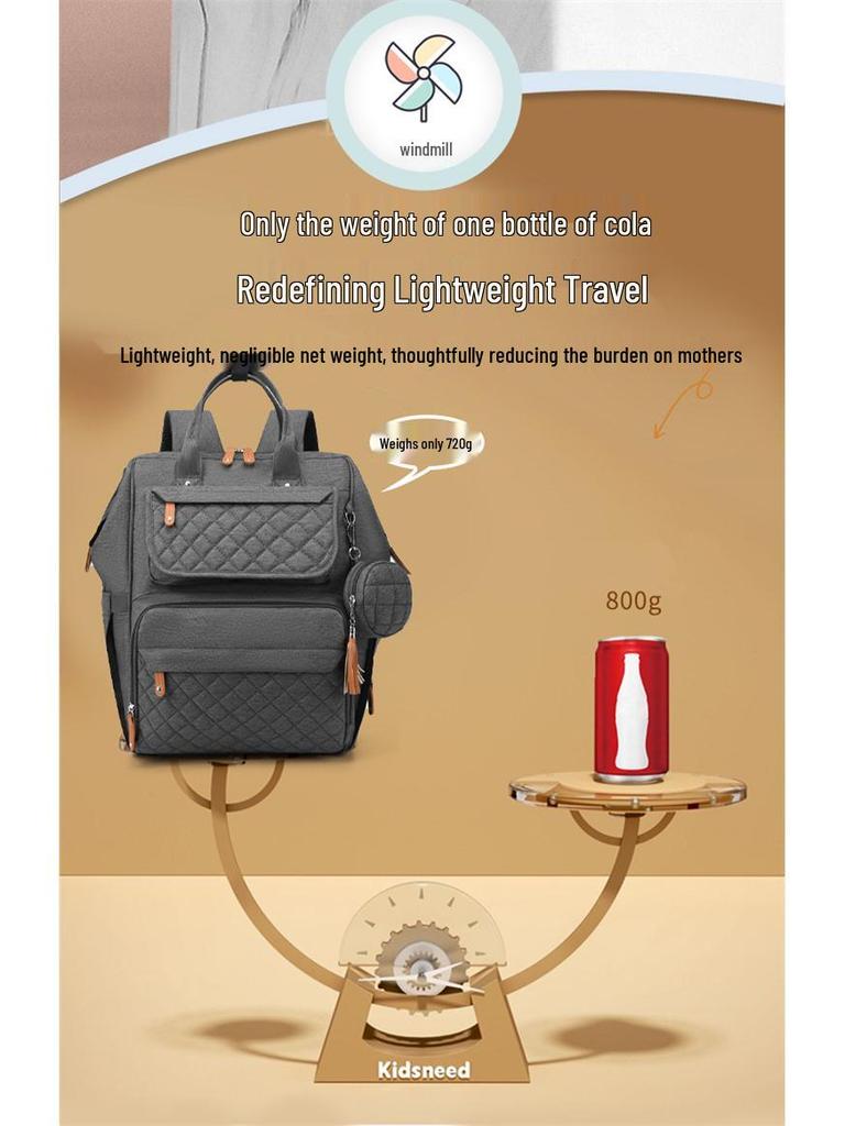 2025 Portable Multifunctional Baby Bed and Diaper Bag Backpack