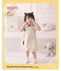 Baby Girl Sleeveless Qipao Dress with Pan Buckle - Summer 2025 Fly Sleeve Style