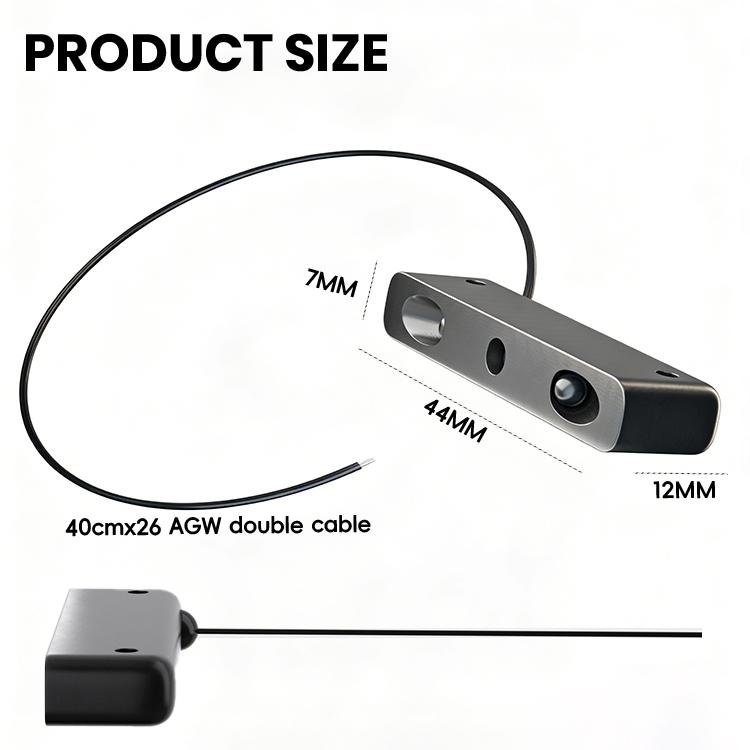 Small Size LED Number Plate Light 44x12x7mm 12V Vehicle Plate Lamp for Motorcycle Scooter Trailer Truck