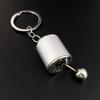 2Pcs Creative Manual Gear Fingertip Decompression Keyring Push Toy Decompression Gear Keychain Versatile High Value Pendant