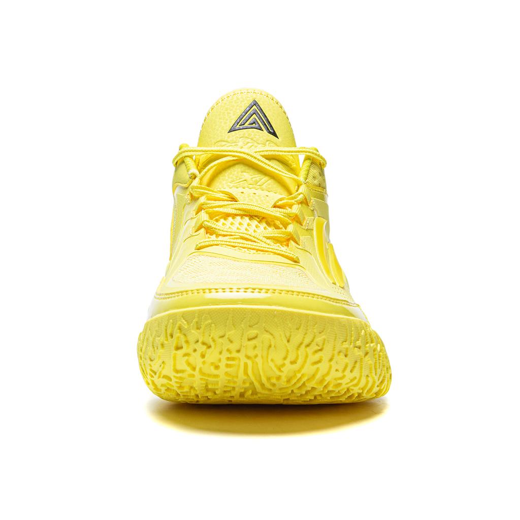 Li Ning Air Strike 11 Cushioning Slip Resistant Lightweight Low Top Performance Basketball Shoes Men's Yellow ABAU055-8