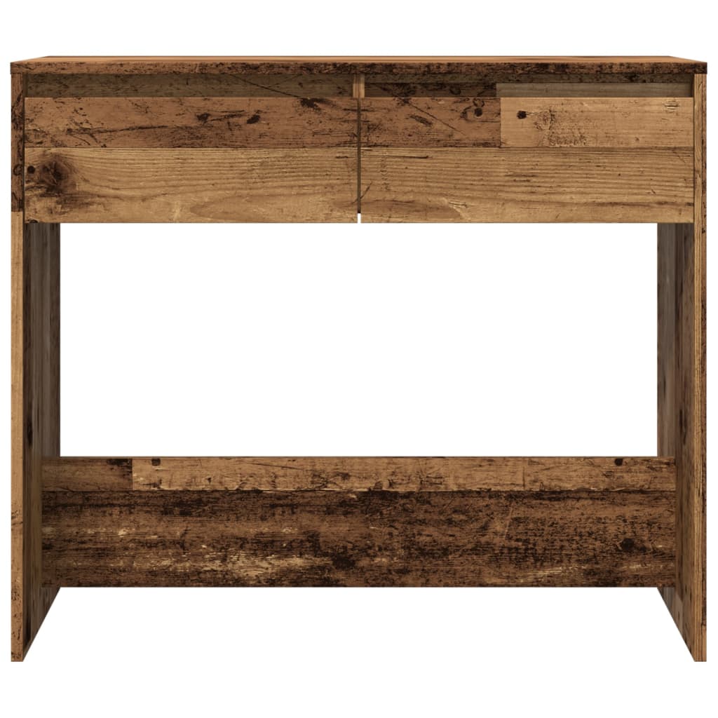 Console Table Reclaimed Wood Look 89x41x76.5 cm Engineered Wood