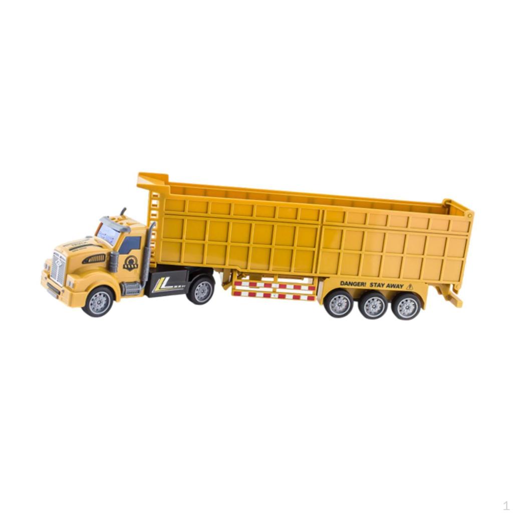 Assembled Truck Model Carrier Versatile Easy Assembly Semi-trailer Transport for Indoor