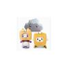 Lankybox BOXY+FOXY+ROCKY Peluche Morbido Giocattolo per Bambini Figura Peluche Bambola