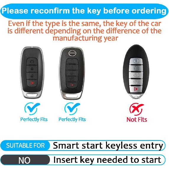 Tukellen for Nissan Key Fob Cover Soft TPU Full Protection Key Shell Key Case Compatible with 2022-2026 Sentra 2023 2024 2025 2026 Rogue Kicks