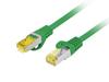 Patchcord Lanberg FTP cat.6A 0.5m LSZH CU Fluke Passed Green