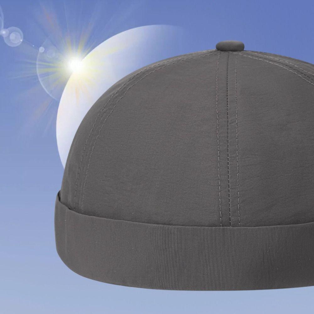 Quick Drying Brimless Hat Lightweight Docker Cap Fashion Beanie Hat  Outdoor Daily