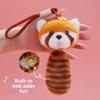 Plush Panda Keychain With Tongue Pull String And Bell For Bag Decor And Collectors Gift