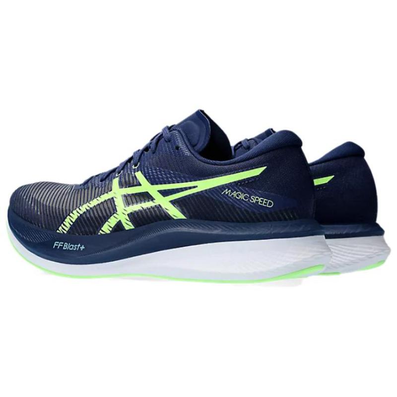 Asics Buty sportowe Magic Speed 3 Blue Expanse Illuminate Green 1011B703-401