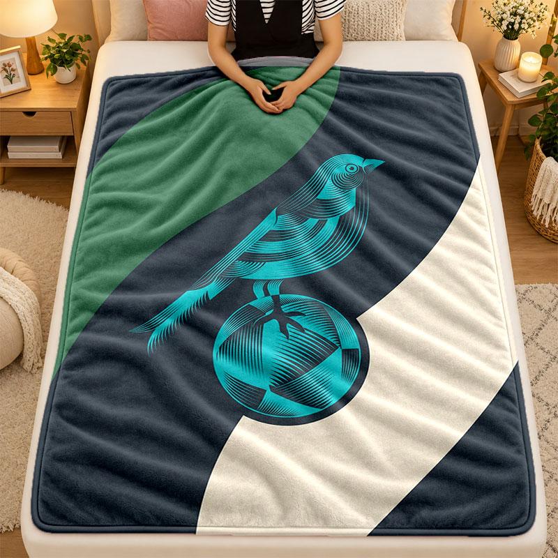 Flannel BlanketNorwich City Football Warm Soft Throw Blanket for Indoor Sofa Bed Living Room Use