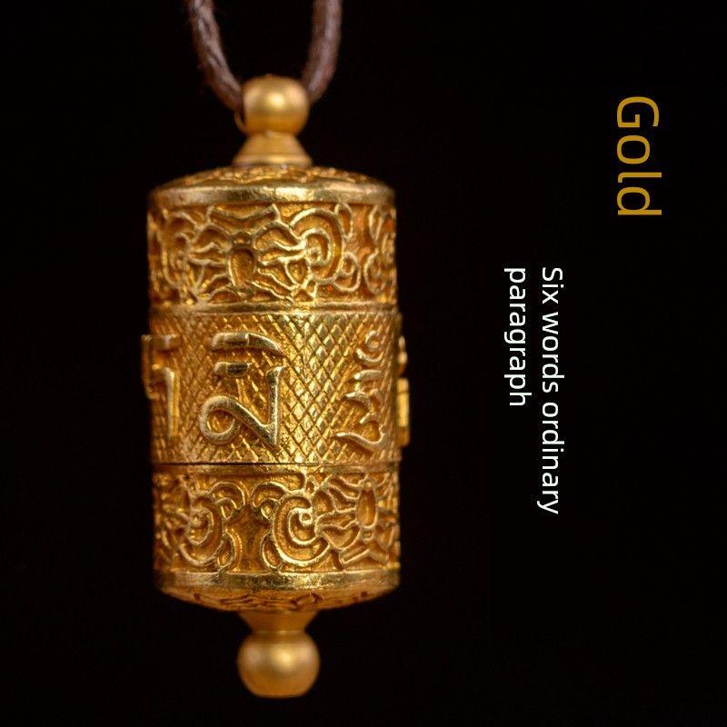 

Новинка Женский Открытый Подарок Автомобильная Латунная Подвеска Golden Six