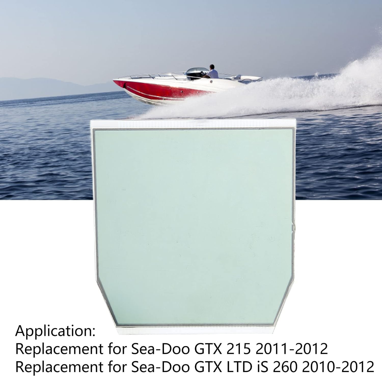 278002716 LCD Gauge Instrument Cluster 278002716 Clear Screen Replacement for Sea Doo GTX 215 2011‑2012