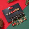 Gifts Female ELK Bell Stud Earrings for Women Fashion Jewelry Christmas Earring Set Dangle Earrings