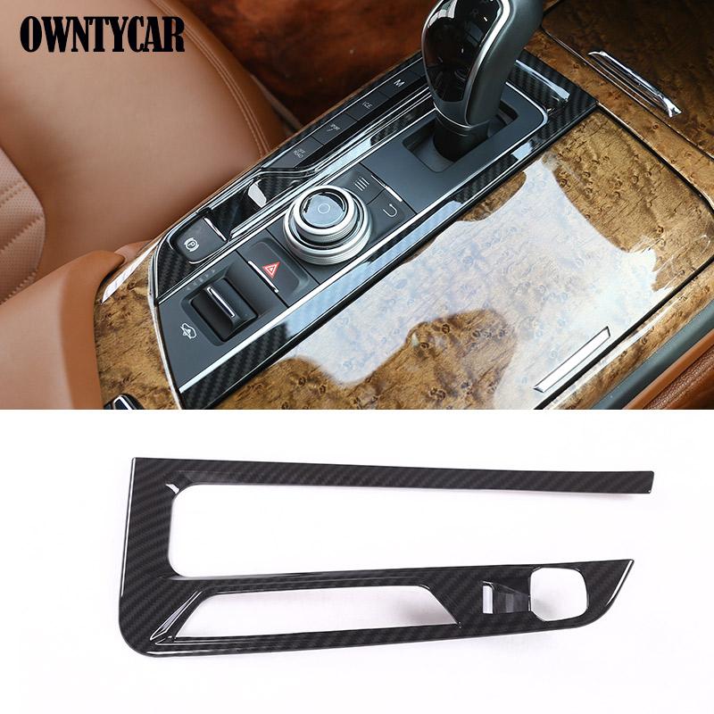 ABS Carbon Fiber For Maserati Levante 2016-2025 Car Glass Lifting Navigation Decoration Steering Wheel Button Frame Cover Trim