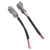 1 Pair 3 Pin DT Connectors Waterproofing Automotive Electrical Connector Wiring Harness for Car Trucks Boats LED Work