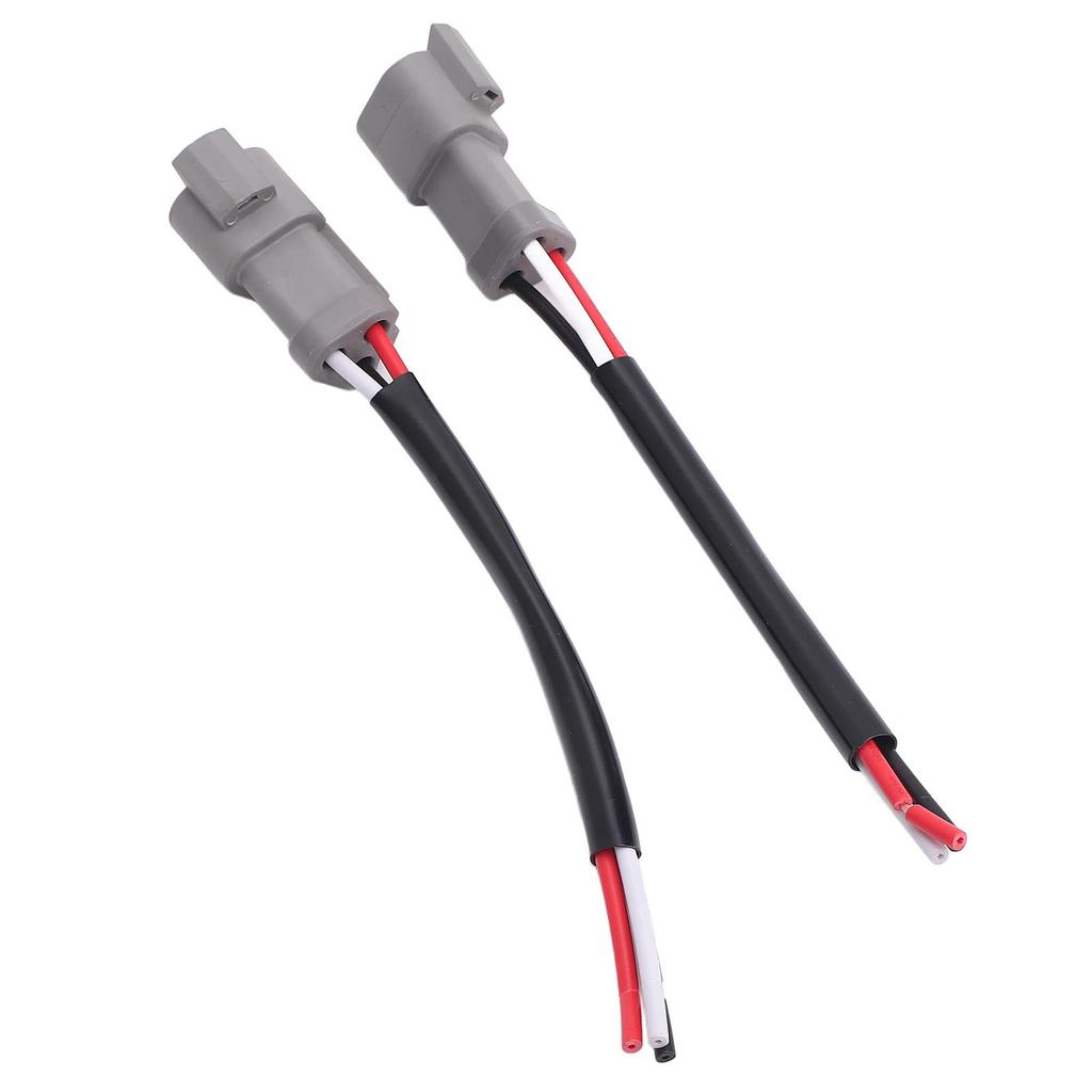1 Pair 3 Pin DT Connectors Waterproofing Automotive Electrical Connector Wiring Harness for Car Trucks Boats LED Work