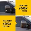 LED Switchback WhiteAmber Flowing Side Mirror Lights for 08-16 Ford F250 F350 A