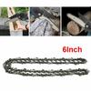 5 Stück 6 Zoll Kettensägenglieder 1/4" Sägekettenglieder 37TG Elektrische Säge Ersatz Kettensägenkette 0,043" Kettenteilung