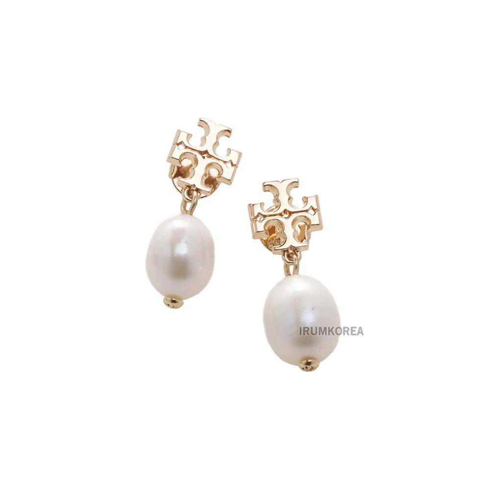 [Tory Burch] Fw24 Women's Kira Pearl Drop Earrings 65156 709 113461