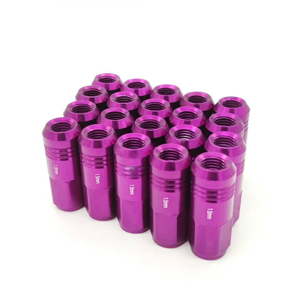 20Pcs Car Lug Wheel Nuts Screw M12 X1.25/ 1.5MM Aluminum Universal Racing Wheel Lug Nuts Extended For Nissan Honda Suzuki