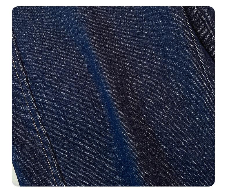 Women's Denim Blue Wide-Leg Jeans - Spring/Autumn 2026 Fashion: Curved Straight-Leg Style