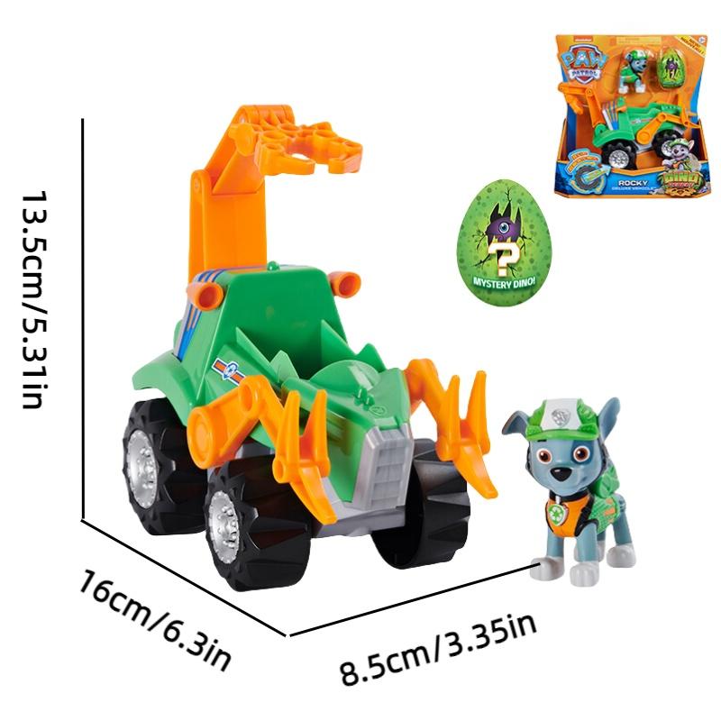 Wangwang Team Toy Dinosaur Wilderness Series Dog Patrol Car Plastic Off-road Vehicle Kids Gift