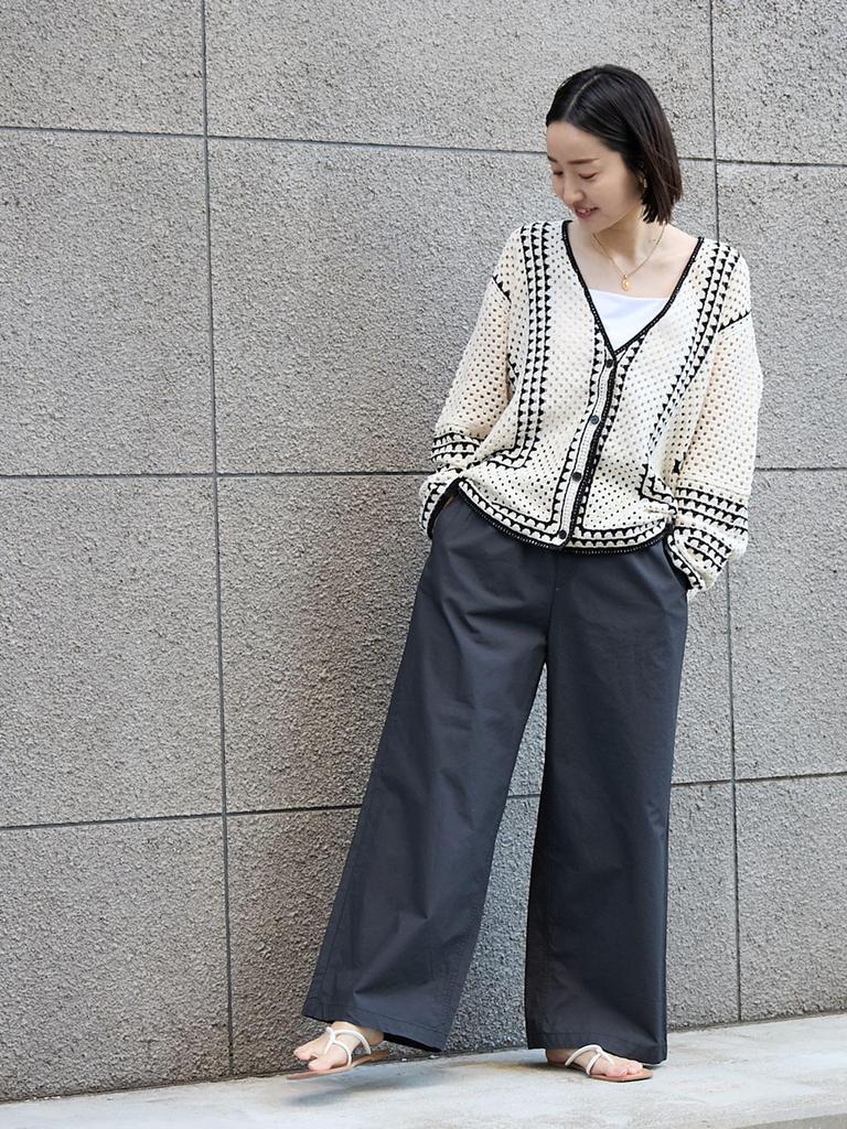 [Coen] Crochet V-neck Cardigan 76376430098 9100 Other 1 (91) FREE