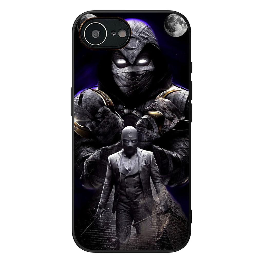 Marc Spector Marvel Moon Knight Casing Phone Cover for Apple iPhone 16 15 14 11 Pro Max 7 8 Plus SE2 SE3 SE 2022 2020 Case