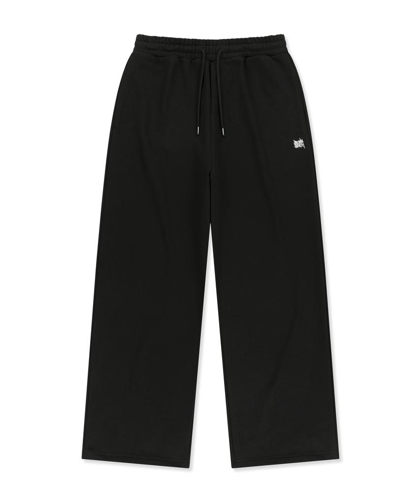 BROWNBREATH Og Tag Wide Sweat Pants - Black