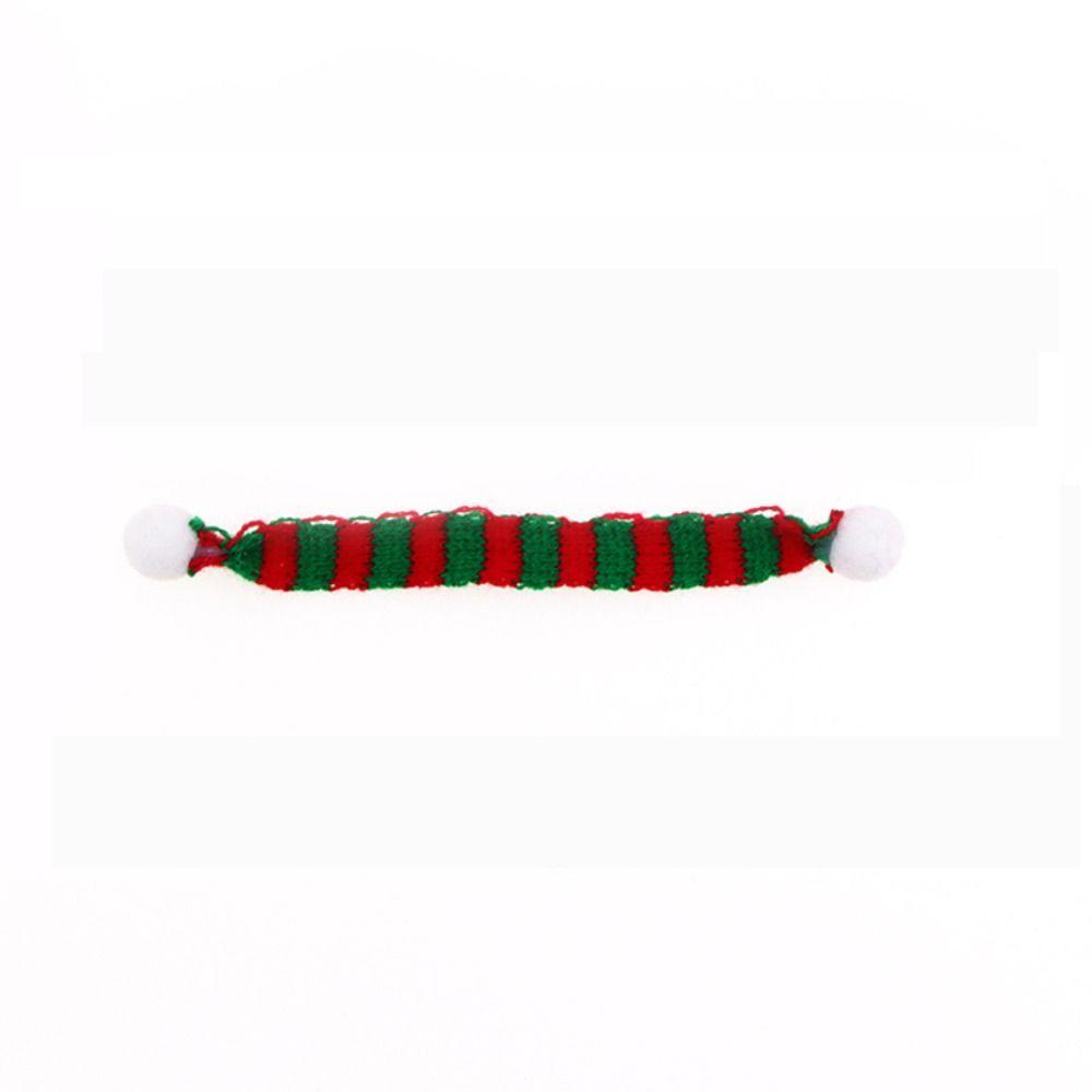 Neck Scarf Christmas Doll Scarf Soft Mini Xmas Dolls Hat Cute 1:12 Doll Clothes Photographic Prop
