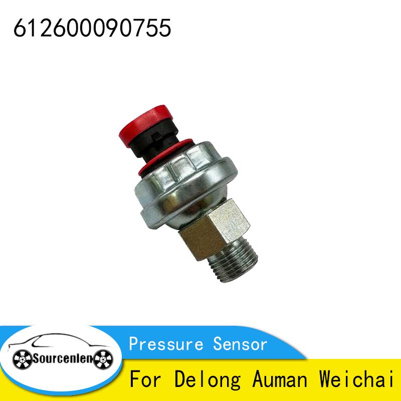 For Delong Auman Weichai Oil Pressure and Pressure Sensor Sensing Plug Oil Plug High Quality Automotive Parts 612600090755