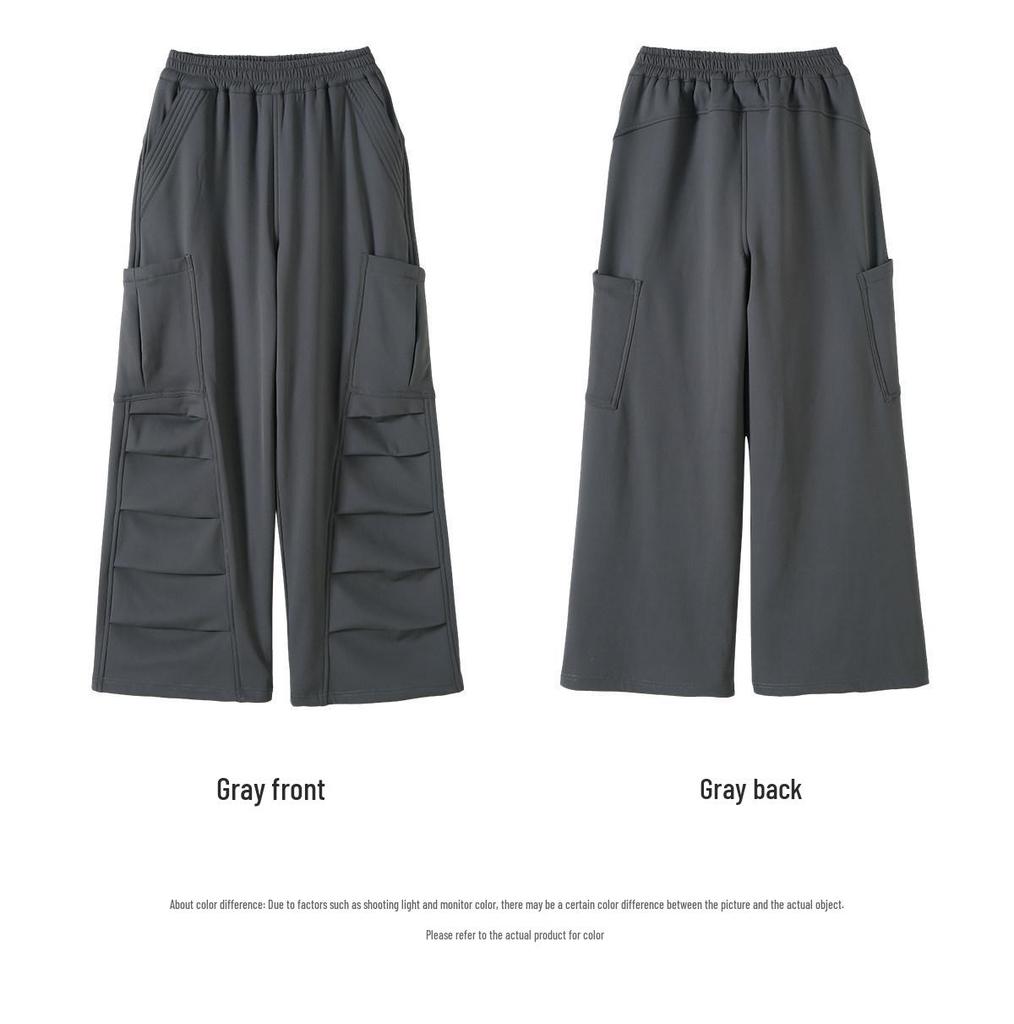 Gefütterte Mädchen- Cargohose - Herbst/Winter, Gerades Bein, Warm, Große Taschen