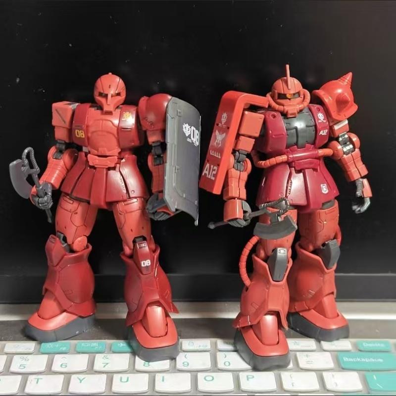 In Stock WEIMEI WM HG 1/144 Zaku I GTO MS-05 Char Aznable Assembly Model Robot Movable Kit Action Figures Toys Gifts Ornament