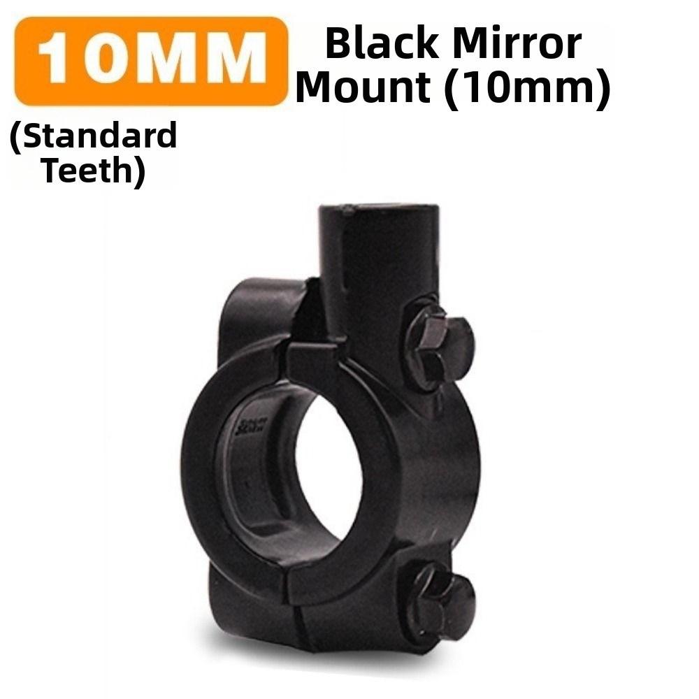 Black Silver Motorcycle Mirror Holder Aluminum Alloy Rearview Holder for Tricycle Rearview Mirror