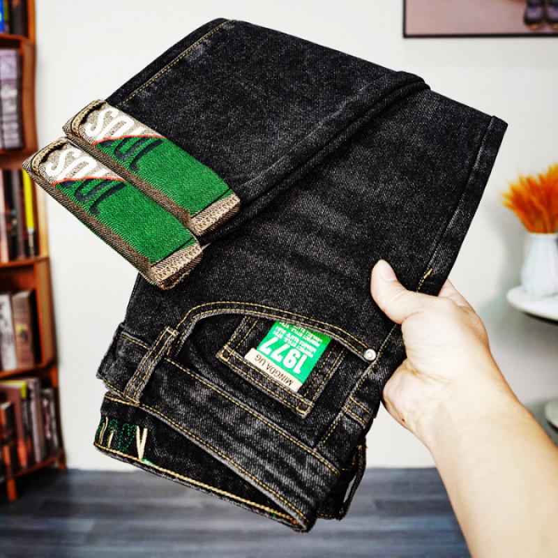 JYL Весна и осень плотные джинсы мужские многофункциональные новые эластичные ширина 38