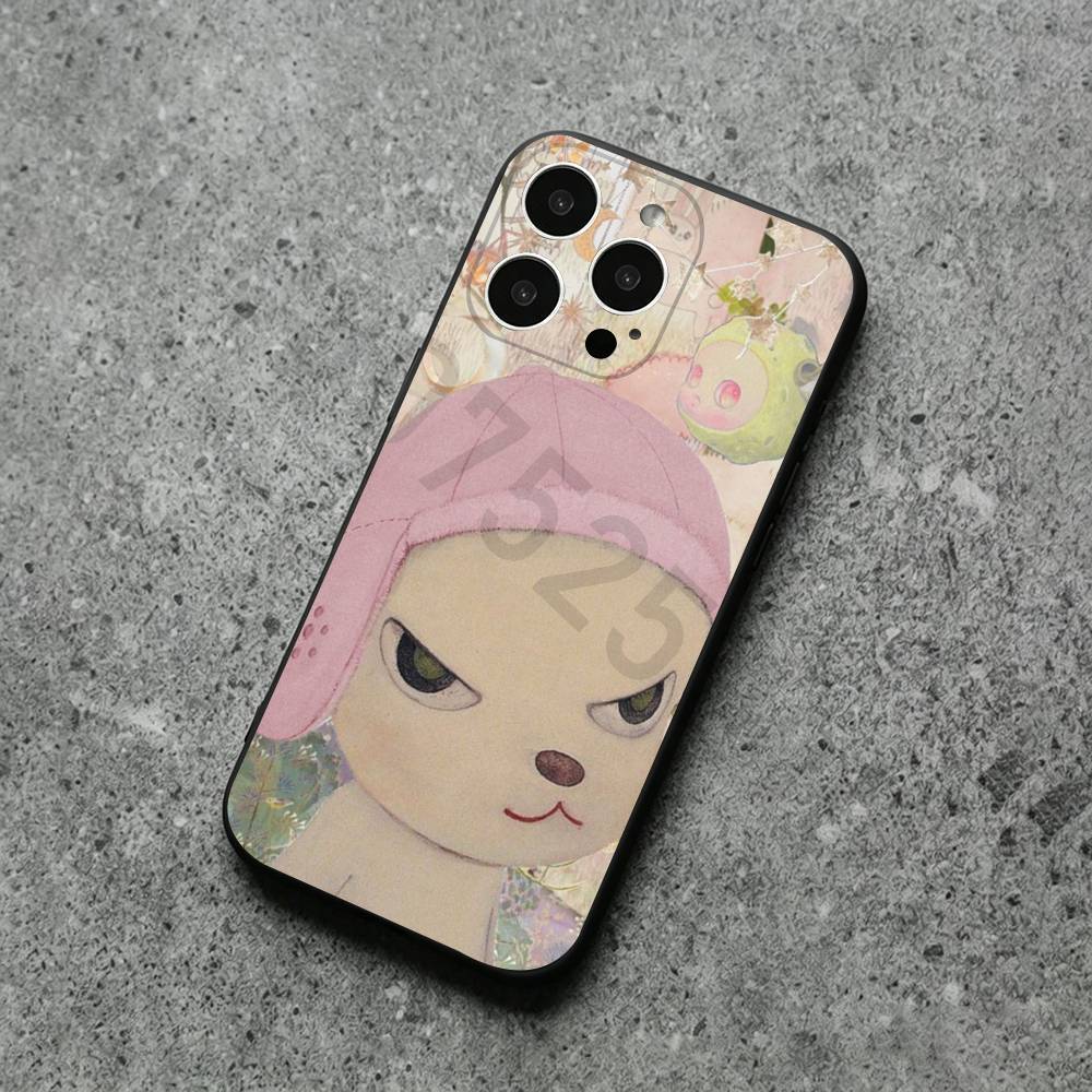 Yoshitomo Nara Art Phone Case for iPhone 17 Air 16 14 15 11 12 13 Pro Max 7 6 15 16 Plus 16E Shockproof Cover