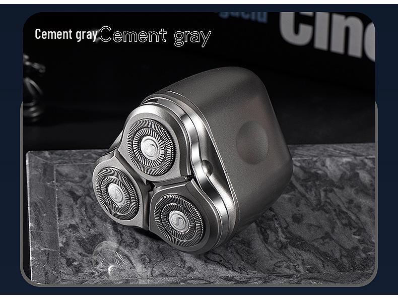730 Mini USB Rotary Three-Blade Head for Electric Shaver