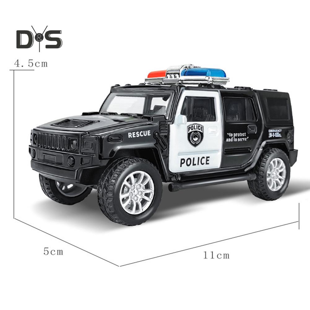 Hrajte si s vámi Policejní auto Auto Odtahovací vůz Model dětské hračky Vánoční dárek