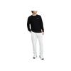 Nike Solid Color Logo Pullover Crew Neck Long Sleeve T-Shirt Men Tops Black DR5292-010