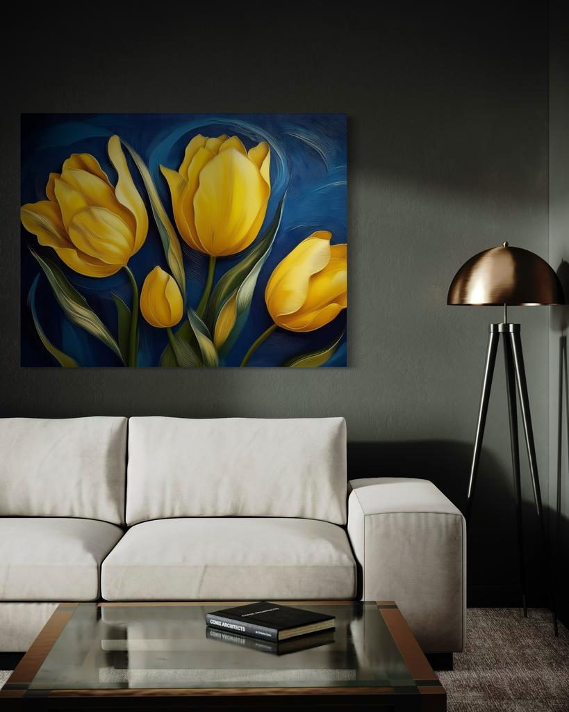 Canvas Print, Tulips, Nature, Flowers