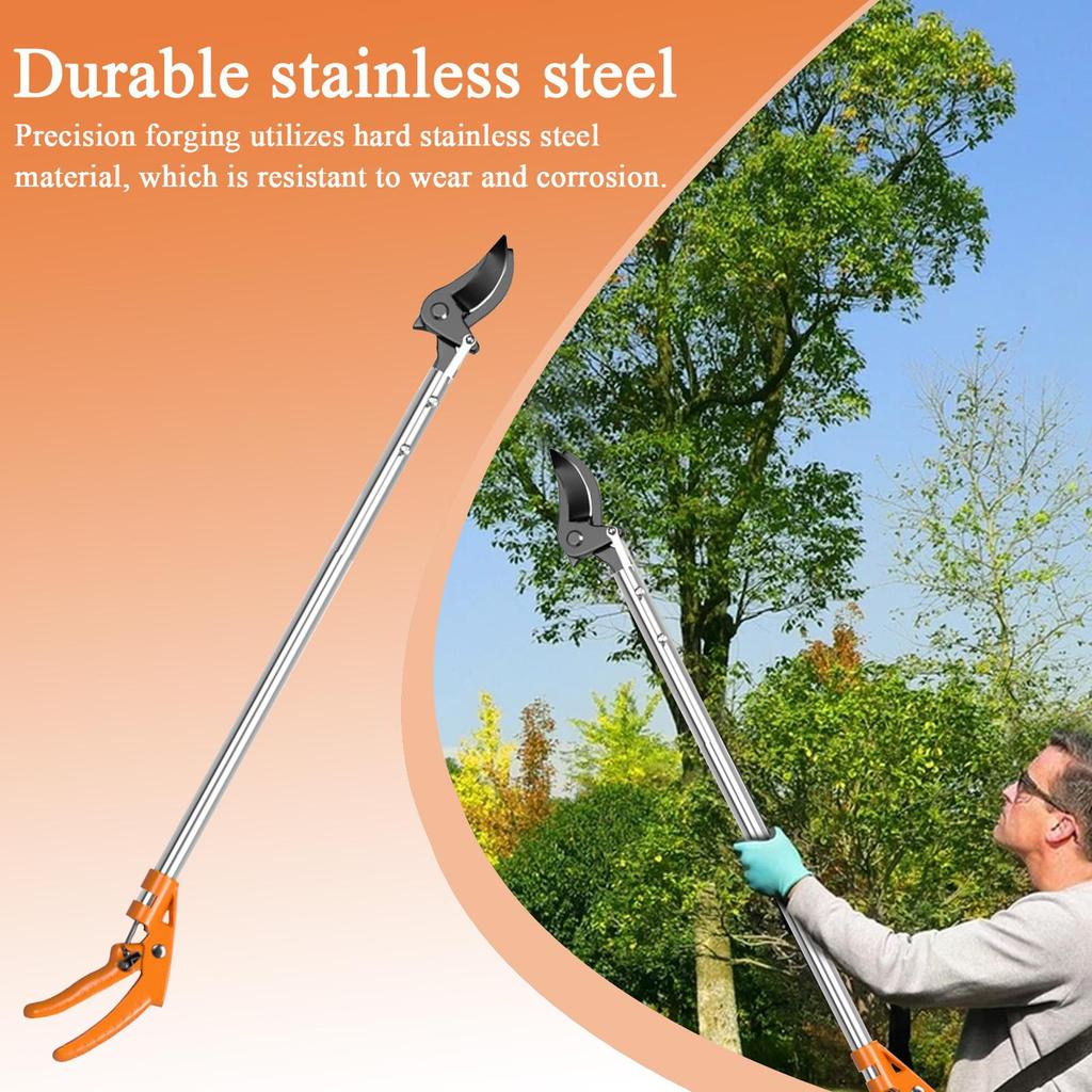 1M Fruit Picker Extra Long Fruit Picking Shears Pruning And Hold Bypass Pruner Max Cutting Grape Persimmon Picker Garden tools
