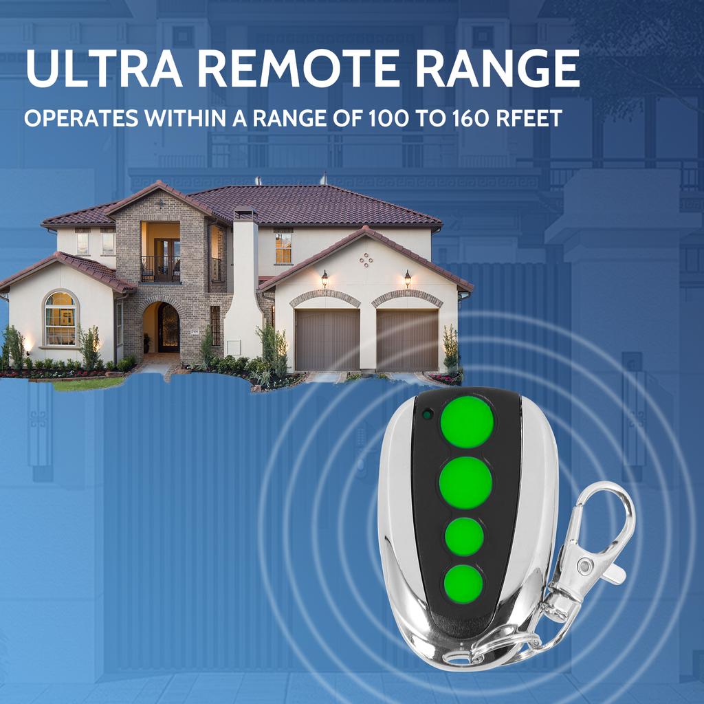 M12 Remote Control 4-Button for Automatic Swing Sliding Gate Opener Wireless Transmitter Key Fobs Security Gate Controller