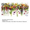 Flowers Spring Window Clings Removable Anti-Collision Window Stickers Waterproof Static Clings for Glass Window Door Decoration